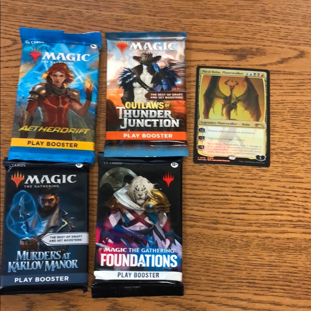 4 Magic Play Booster Pack Set